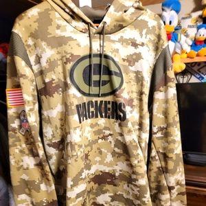 Green bay packers salute to service nike 3xl hooded sweatshirt like new
